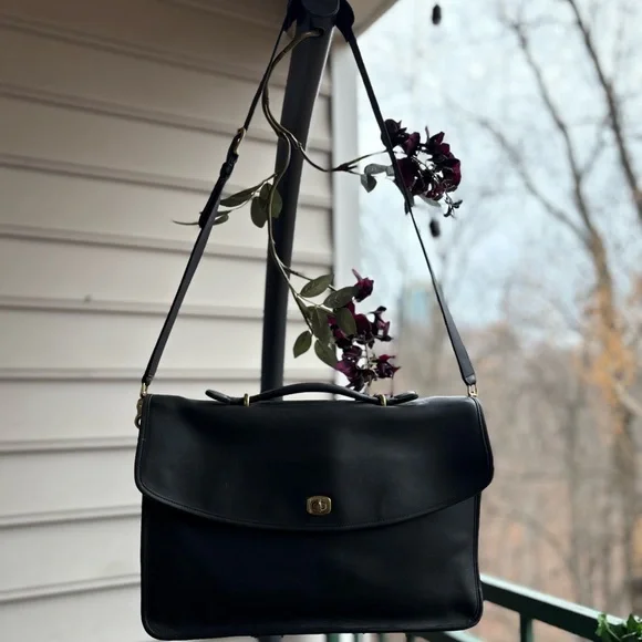 Vintage Coach Lexington Briefcase | 2 Black Hangtags | 5265 |Excellent Condition - Picture 3 of 16